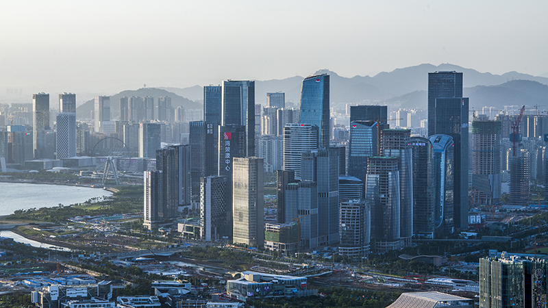 圖為深圳前海城市風(fēng)光。
