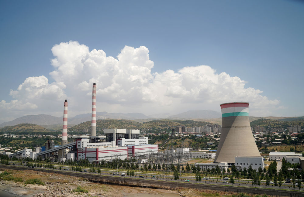 杜尚別2號熱電廠(chǎng)（2024年6月22日攝）。
