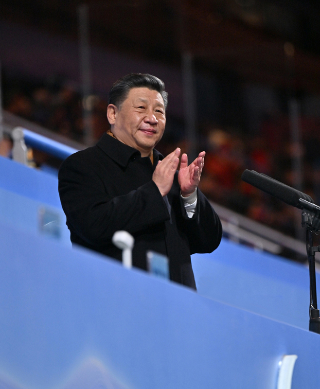 2022年3月4日晚，北京2022年冬殘奧會(huì )開(kāi)幕式在國家體育場(chǎng)隆重舉行。習近平主席出席開(kāi)幕式并宣布北京2022年冬殘奧會(huì )開(kāi)幕。